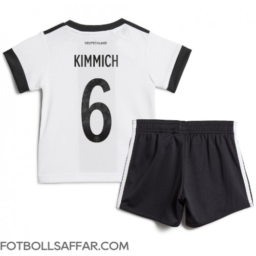 Tyskland Joshua Kimmich #6 Hemmadräkt Barn VM 2022 Kortärmad (+ Korta byxor)